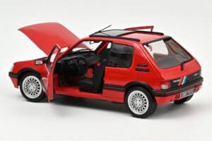 Peugeot 205 GTi 1.9 PTS Deco Vallelunga Rdeč Norev 1:18 184846 Kovina – slika 2 od 3