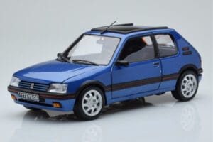 Peugeot 205 GTi 1.9 S Strešnim Oknom Miami Moder Norev 1:18 184844 Kovina