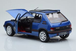 Peugeot 205 GTi 1.9 S Strešnim Oknom Miami Moder Norev 1:18 184844 Kovina – slika 5 od 8