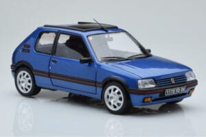 Peugeot 205 GTi 1.9 S Strešnim Oknom Miami Moder Norev 1:18 184844 Kovina – slika 6 od 8