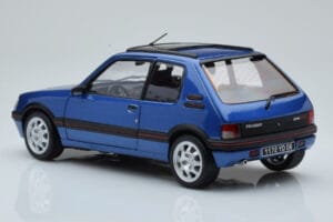 Peugeot 205 GTi 1.9 S Strešnim Oknom Miami Moder Norev 1:18 184844 Kovina – slika 7 od 8
