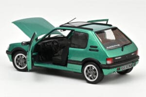 Peugeot 205 GTi Griffe S Strešnim Oknom Zelen Norev 1:18 184847 Kovina – slika 2 od 3