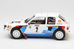 Peugeot 205 T16 #2 A. Vatanen / T. Harryman Rally Monte Carlo 1985 Norev 1:18 184864 Kovina – slika 4 od 8