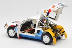 Peugeot 205 T16 #2 A. Vatanen / T. Harryman Rally Monte Carlo 1985 Norev 1:18 184864 Kovina – slika 5 od 8