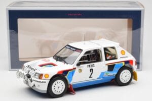 Peugeot 205 T16 #2 A. Vatanen / T. Harryman Rally Monte Carlo 1985 Norev 1:18 184864 Kovina – slika 8 od 8