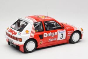 Peugeot 205 T16 #3 B. Darniche / A. Mahe Rally Ypres 1985 IXO 1:18 18RMC135 Kovina – slika 2 od 6