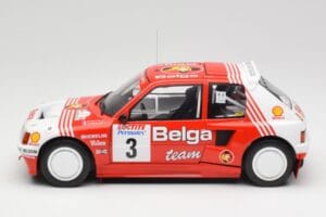 Peugeot 205 T16 #3 B. Darniche / A. Mahe Rally Ypres 1985 IXO 1:18 18RMC135 Kovina – slika 3 od 6