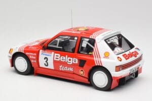 Peugeot 205 T16 #3 B. Darniche / A. Mahe Rally Ypres 1985 IXO 1:18 18RMC135 Kovina – slika 5 od 6