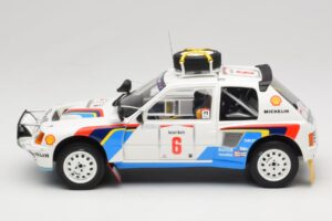 Peugeot 205 T16 Peugeot Talbot Sport T. Salonen / S. Harjanne Safari Rally 1985 Otto 1:18 OT1161 Smola – slika 3 od 6