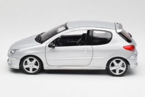 Peugeot 206 RC Aluminium Srebrna Norev 1:18 184726 Kovina – slika 4 od 8