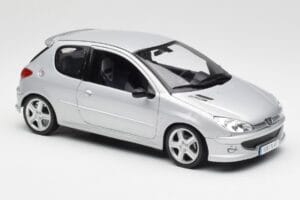 Peugeot 206 RC Aluminium Srebrna Norev 1:18 184726 Kovina – slika 6 od 8
