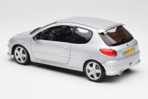 Peugeot 206 RC Aluminium Srebrna Norev 1:18 184726 Kovina – slika 7 od 8