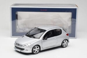 Peugeot 206 RC Aluminium Srebrna Norev 1:18 184726 Kovina – slika 8 od 8