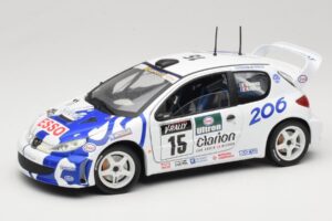 Peugeot 206 WRC #15 G. Panizzi / H. Panizzi WRC 1999 Solido 1:18 9016 Kovina