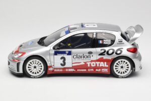 Peugeot 206 WRC #3 G. Panizzi / H. Panizzi Rally Tour de Corse 2002 Otto 1:18 OT1085 Smola – slika 3 od 6