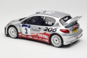 Peugeot 206 WRC #3 G. Panizzi / H. Panizzi Rally Tour de Corse 2002 Otto 1:18 OT1085 Smola – slika 5 od 6