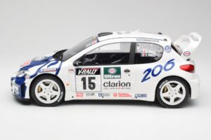 Peugeot 206 WRC G. Panizzi / H. Panizzi Tour de Corse 1999 Otto 1:12 G081 Smola – slika 3 od 6