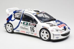 Peugeot 206 WRC G. Panizzi / H. Panizzi Tour de Corse 1999 Otto 1:12 G081 Smola – slika 4 od 6