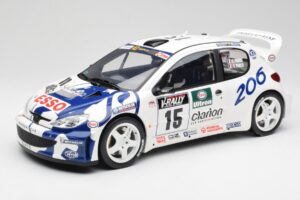 Peugeot 206 WRC G. Panizzi / H. Panizzi Tour de Corse 1999 Otto 1:12 G081 Smola