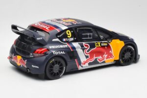 Peugeot 208 WRX #9 S. Loeb World RX of Belgium 2018 Otto 1:18 OT455 Smola – slika 2 od 6