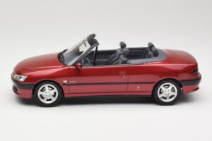 Peugeot 306 Kabriolet Rdeča Otto 1:18 OT042 Smola – slika 3 od 6