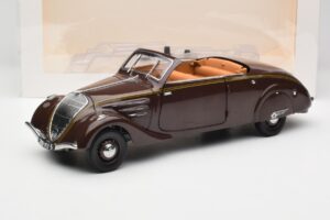 Peugeot 402 Eclipse Čokolada Norev 1:18 184873 Kovina – slika 12 od 12