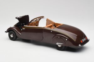 Peugeot 402 Eclipse Čokolada Norev 1:18 184873 Kovina – slika 8 od 12