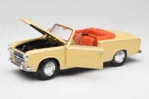 Peugeot 403 Kabriolet Peščeno Rumena Solido 1:18 8165 Kovina – slika 2 od 8