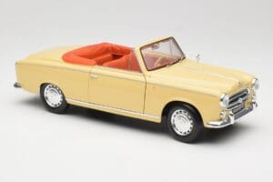 Peugeot 403 Kabriolet Peščeno Rumena Solido 1:18 8165 Kovina – slika 6 od 8