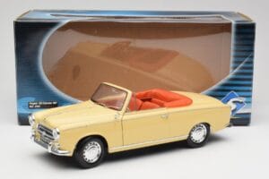 Peugeot 403 Kabriolet Peščeno Rumena Solido 1:18 8165 Kovina – slika 8 od 8