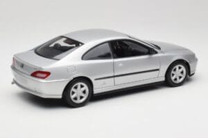 Peugeot 406 Coupe Srebrna Gate 1:18 01024 Kovina – slika 3 od 8