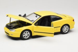 Peugeot 406 Coupe Rumena Gate 1:18 01022 Kovina – slika 2 od 8