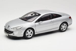 Peugeot 407 Coupe Srebrna Norev 1:18 184747 Kovina