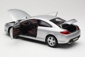Peugeot 407 Coupe Srebrna Norev 1:18 184747 Kovina – slika 5 od 8