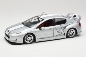 Peugeot 407 Racing Srebrn Solido 1:18 90642 Kovina