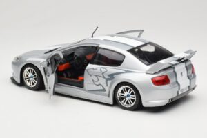 Peugeot 407 Racing Srebrn Solido 1:18 90642 Kovina – slika 5 od 8