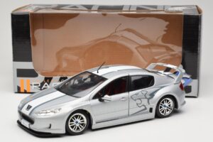 Peugeot 407 Racing Srebrn Solido 1:18 90642 Kovina – slika 8 od 8