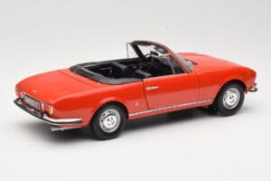 Peugeot 504 Kabriolet Rdeč Norev 1:18 184754 Kovina – slika 3 od 8