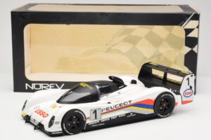 Peugeot 905 Evo 1B Group C #1 Peugeot Talbot Sport D. Warwick / Y. Dalmas / M. Blundell 24 Hours of Le Mans Winner 1992 Norev – slika 6 od 6