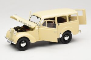 Peugeot Partner Moka Brown Norev 1:18 184894 Kovina – slika 2 od 8