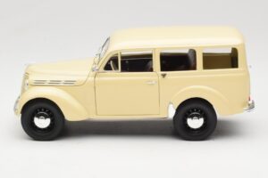 Peugeot Partner Moka Brown Norev 1:18 184894 Kovina – slika 4 od 8