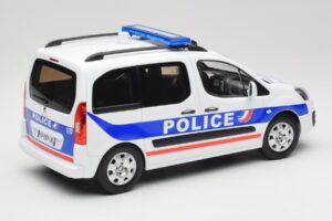 Peugeot Partner Police Moder Norev 1:18 184891 Kovina – slika 2 od 6