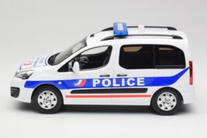 Peugeot Partner Police Moder Norev 1:18 184891 Kovina – slika 3 od 6