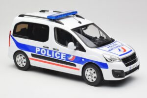 Peugeot Partner Police Moder Norev 1:18 184891 Kovina – slika 4 od 6