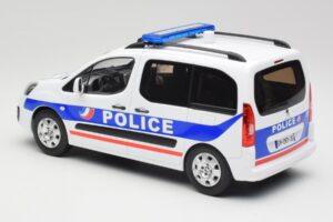 Peugeot Partner Police Moder Norev 1:18 184891 Kovina – slika 5 od 6