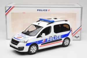 Peugeot Partner Police Moder Norev 1:18 184891 Kovina – slika 6 od 6