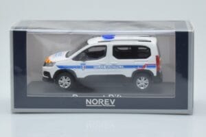 Peugeot Rifter Police Municipale Bel Norev 1:43 479067 Kovina – slika 4 od 4