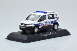 Peugeot Rifter Police Nationale Bel Norev 1:43 479065 Kovina – slika 2 od 4