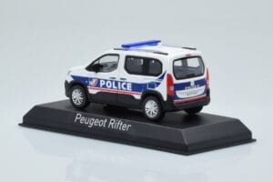 Peugeot Rifter Police Nationale Bel Norev 1:43 479065 Kovina – slika 3 od 4