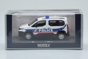 Peugeot Rifter Police Nationale Bel Norev 1:43 479065 Kovina – slika 4 od 4